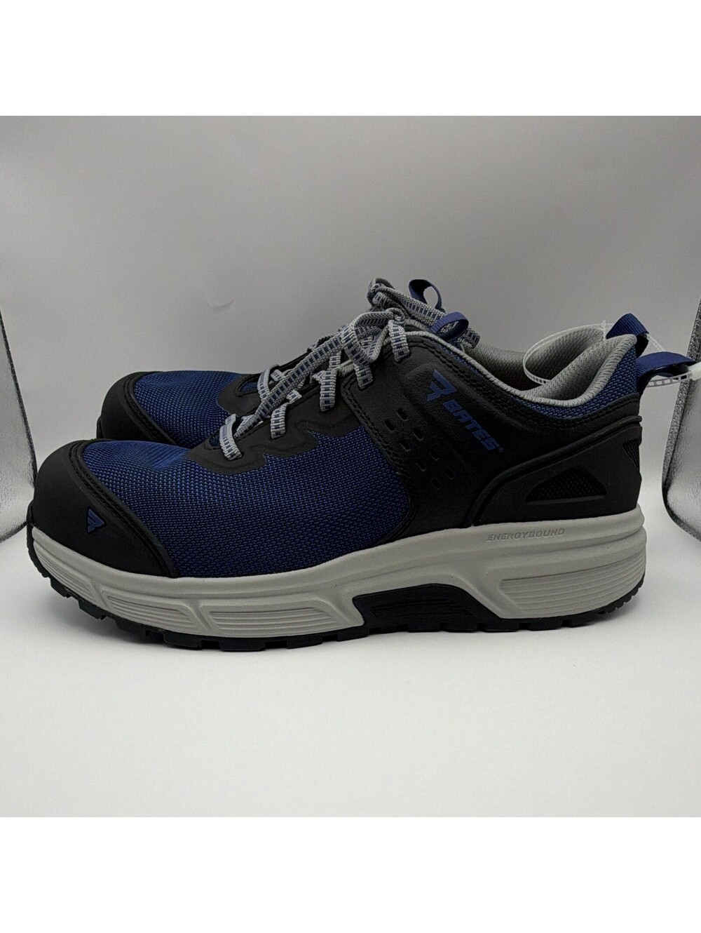 Bates EnergyBound Mens 11 Blue Work Safety Shoes Composite Toe ASTM EH E09202